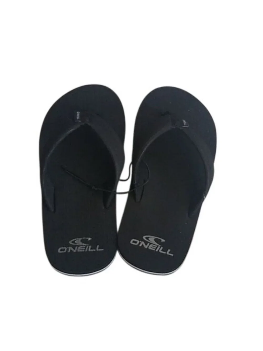O'Neill Phluff Daddy Black Flip Flop, Size 11/12 Sandals Boys Sizing